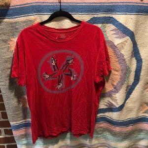 VINTAGE “the cars panorama” shirt large